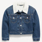 Adult - Custom Jean Jacket - Sherpa Lined - Medium Wash
