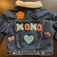 Toddler -  Custom Jean Jacket - Sherpa Lined - Medium Wash