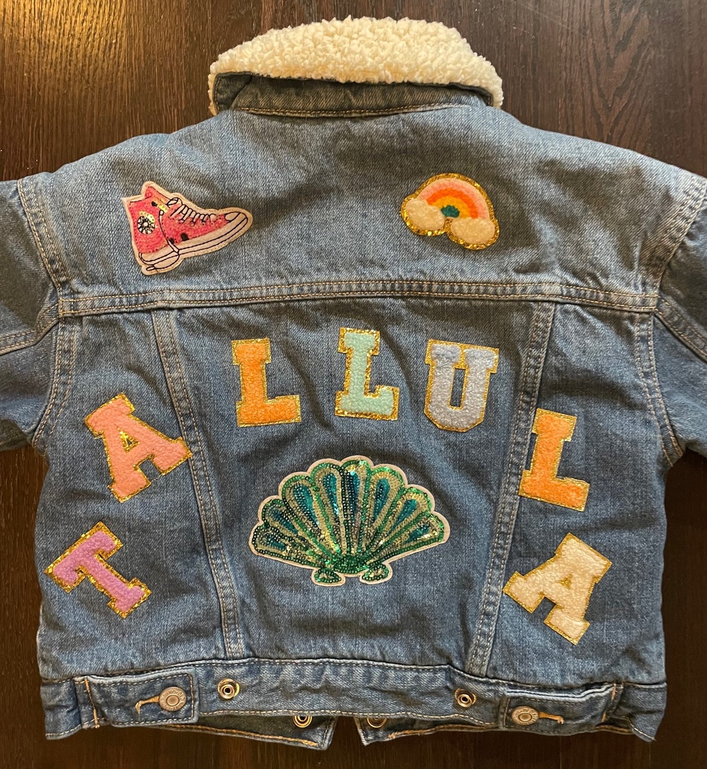 Adult - Custom Jean Jacket - Sherpa Lined - Light Wash