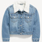Toddler - Custom Jean Jacket - Sherpa Lined - Light Wash
