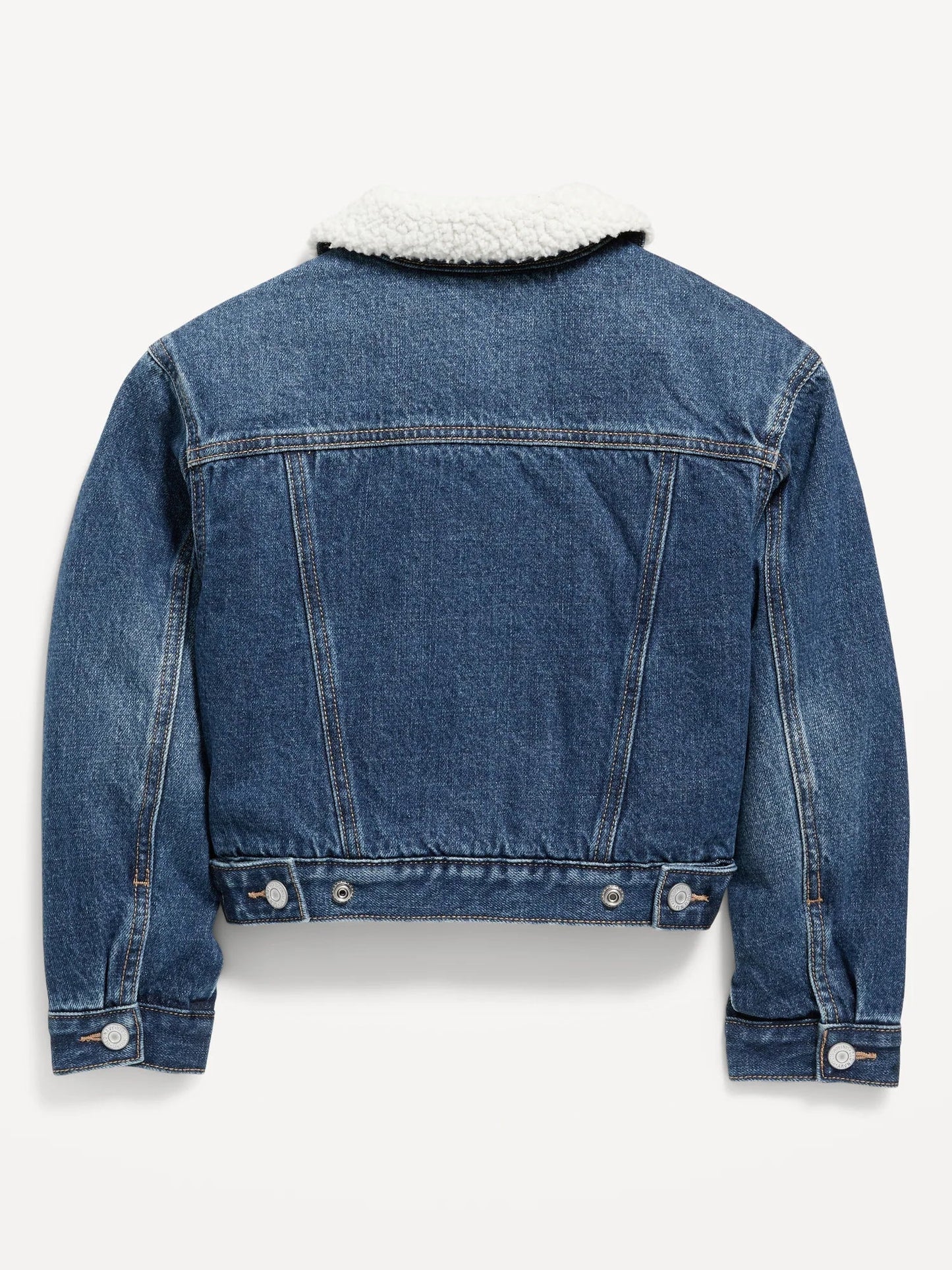 Toddler -  Custom Jean Jacket - Sherpa Lined - Medium Wash